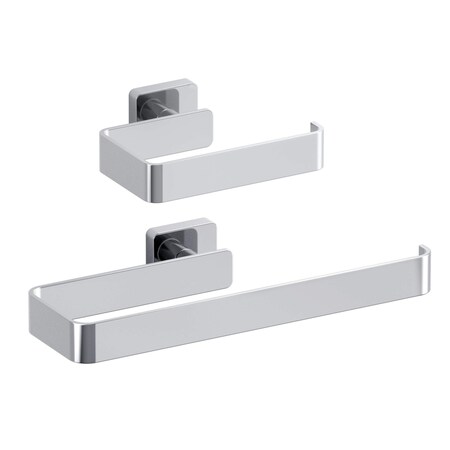 Kibi Blaze 2 Piece Bathroom Hardware Set C-KBA16-2CH-1